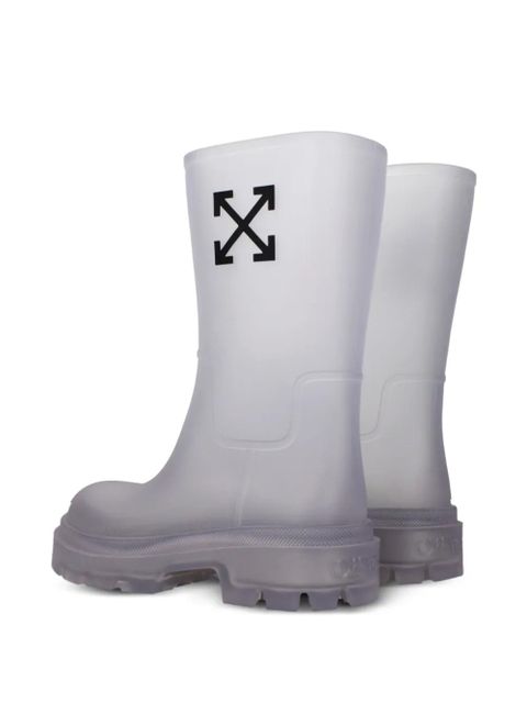 Off-White lug-sole Arrow ankle boots