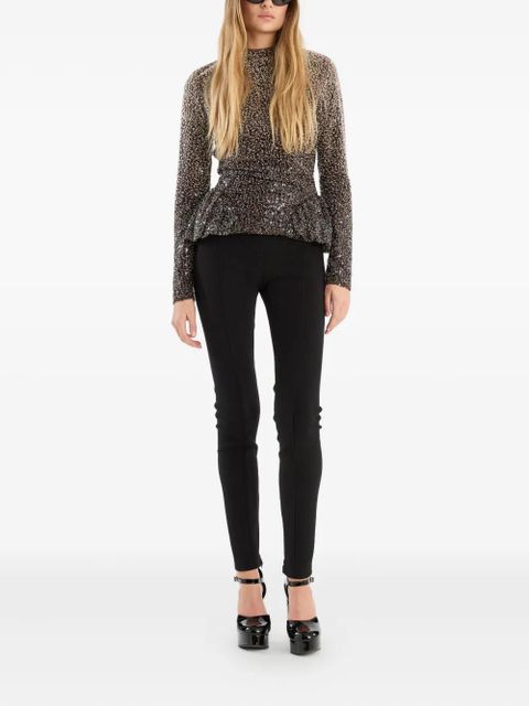 ROTATE BIRGER CHRISTENSEN beaded peplum top - Grey - zdjęcie produktu nr 2