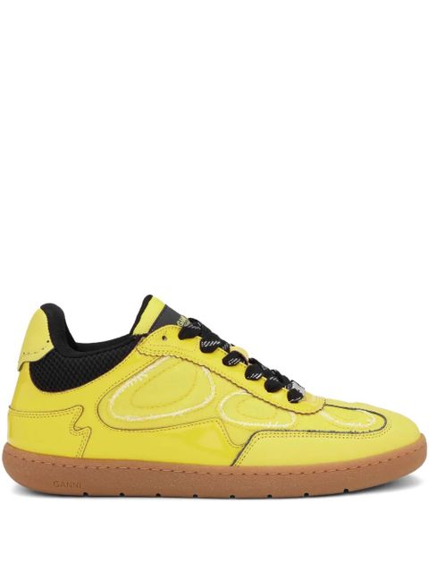 GANNI panelled sneakers - Yellow - zdjęcie produktu nr 1