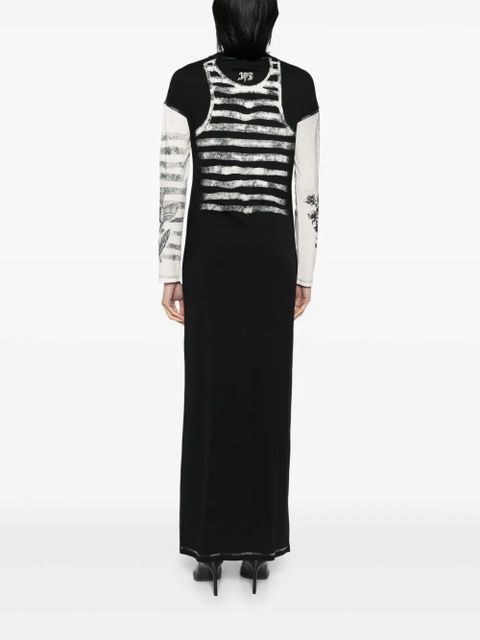 Jean Paul Gaultier Tattoo dress - Black