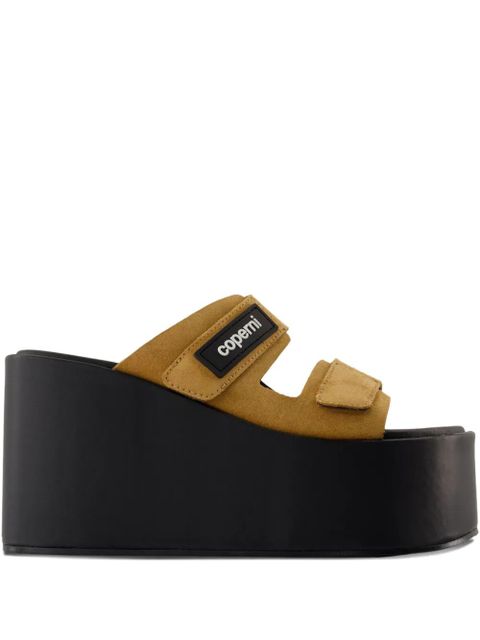 Coperni 100mm platform suede sandals - Brown - zdjęcie produktu nr 1