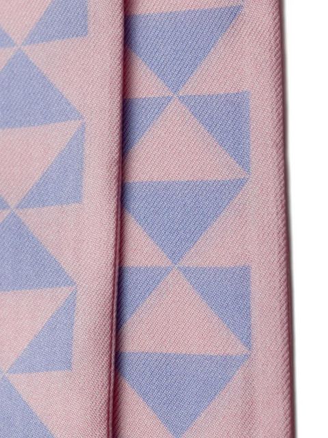 Prada printed silk scarf - Pink