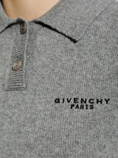 Givenchy polo-collar mini dress - Grey