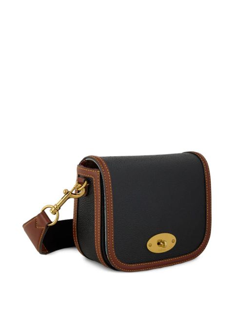 Mulberry small Darley grained leather satchel bag - Black