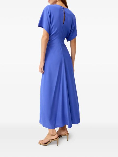 Marie Oliver Kamari flutter sleeve dress - Blue