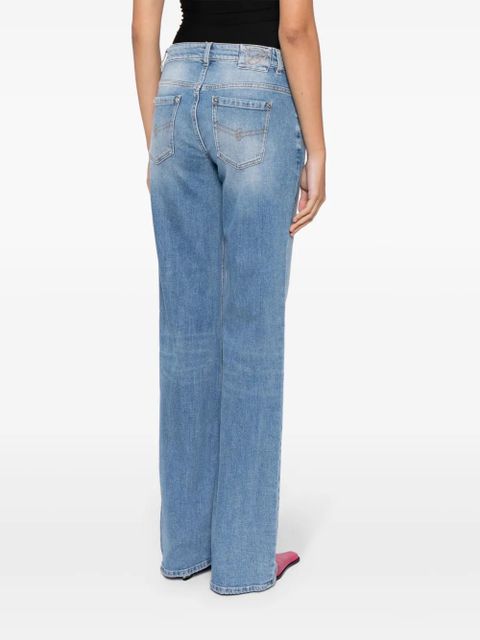 Blumarine mid-rise flared jeans - Blue