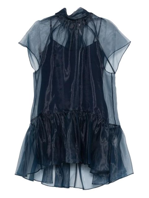 Simkhai Beaux ruffled mini dress - Blue - zdjęcie produktu nr 1