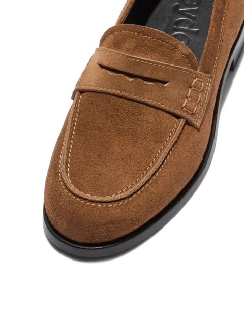 Aeyde Oscar suede loafers - Brown
