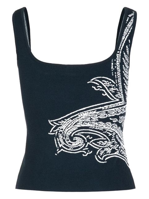 ETRO paisley-motif top - Blue - zdjęcie produktu nr 2