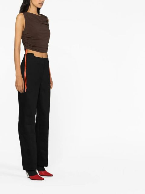 JW Anderson panelled straight-leg trousers - Black