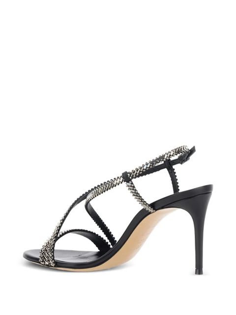 Casadei Josephine strappy heeled sandals - Black