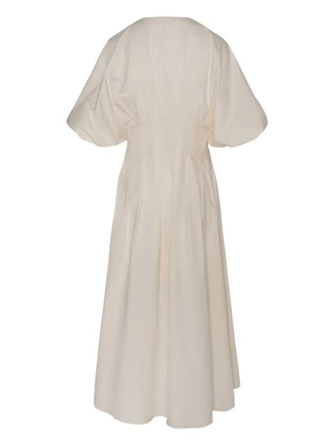 Johanna Ortiz Endless Spring bow-button dress - Neutrals