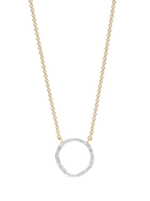 Monica Vinader Riva crystal-embellished necklace - Gold