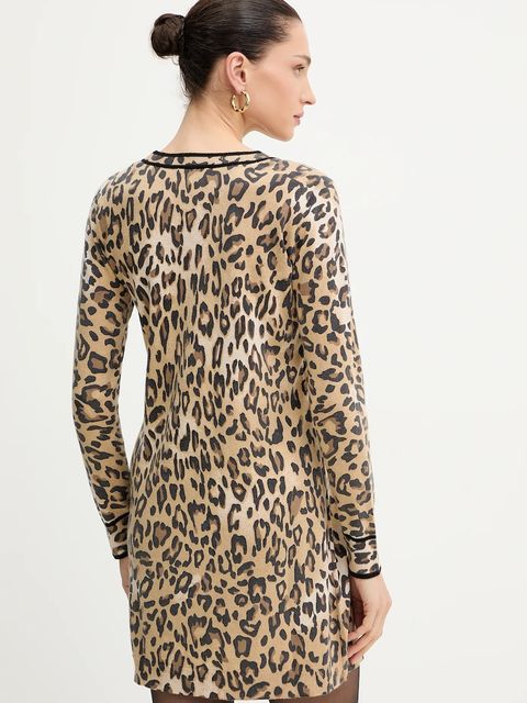 Morgan sukienka kolor beżowy mini prosta RMCALL