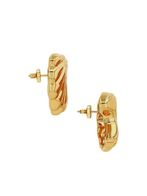 ANINE BING Curved Shell earrings - Gold