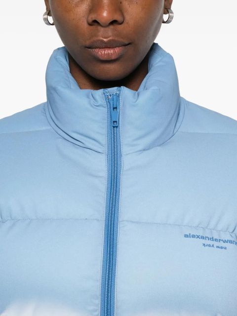 Alexander Wang ombré padded jacket - Blue