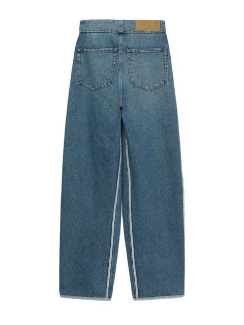 MM6 Maison Margiela button-fastening jeans - Blue
