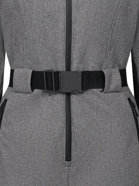 MC2 Saint Barth hooded belted jumpsuit - Grey - zdjęcie produktu nr 2