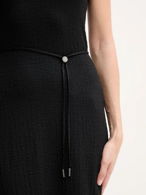 Calvin Klein sukienka kolor czarny maxi dopasowana K20K208304