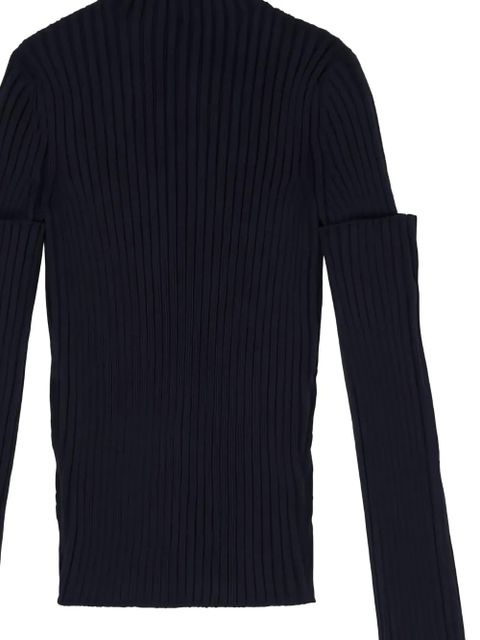 Balenciaga ribbed long-sleeve sweater - Blue - zdjęcie produktu nr 2