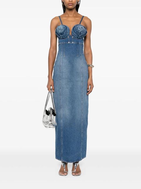 Jean Paul Gaultier denim maxi dress - Blue - zdjęcie produktu nr 2