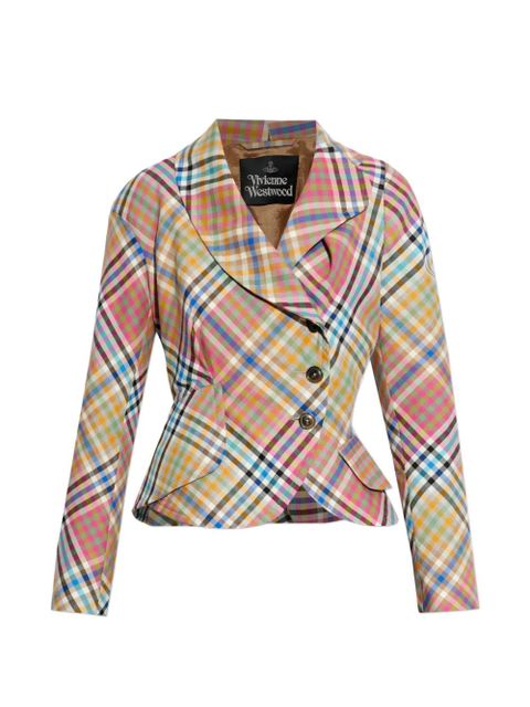 Vivienne Westwood checked jacket - Pink - zdjęcie produktu nr 1