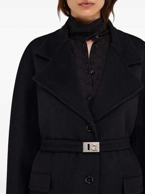 Ferragamo wool-blend coat - Black