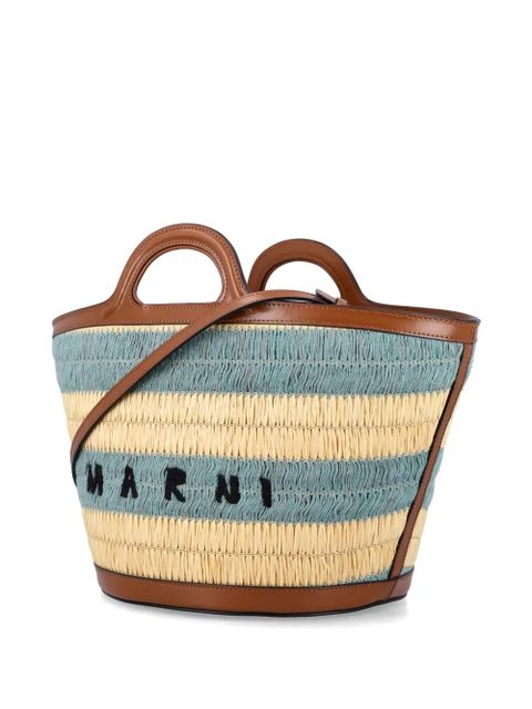 Marni small Tropicalia tote bag - Blue