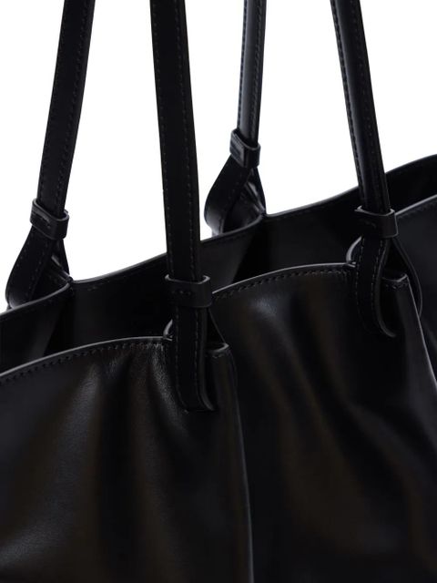 LouLou de Saison MILAE circular tote bag - Black