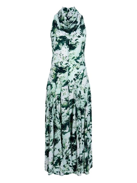 Proenza Schouler Adelide printed midi dress - Green - zdjęcie produktu nr 1