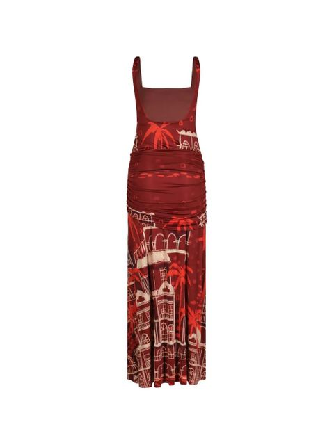 Johanna Ortiz Plant Of Joy midi dress - Red - zdjęcie produktu nr 2