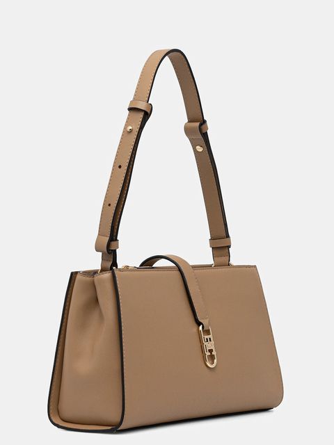 Tommy Hilfiger torebka kolor beżowy AW0AW17718 - zdjęcie produktu nr 2