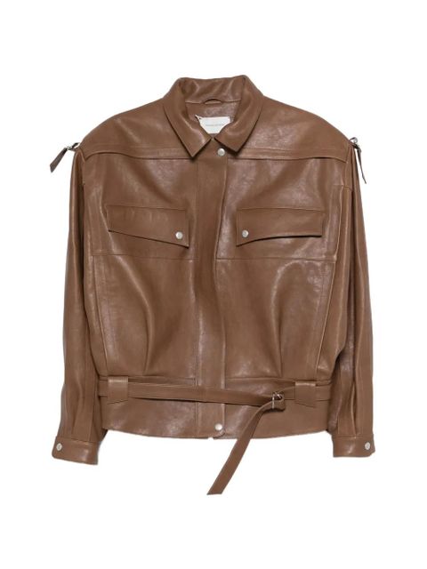 Magda Butrym button belted jacket - Brown - zdjęcie produktu nr 1