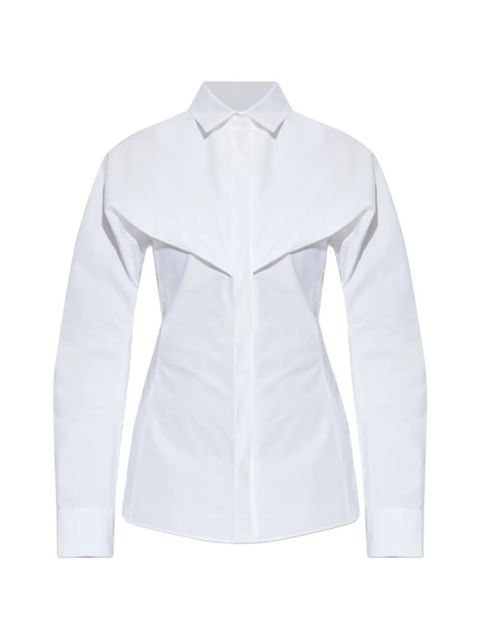 Jacquemus shawl-collar shirt - White - zdjęcie produktu nr 1