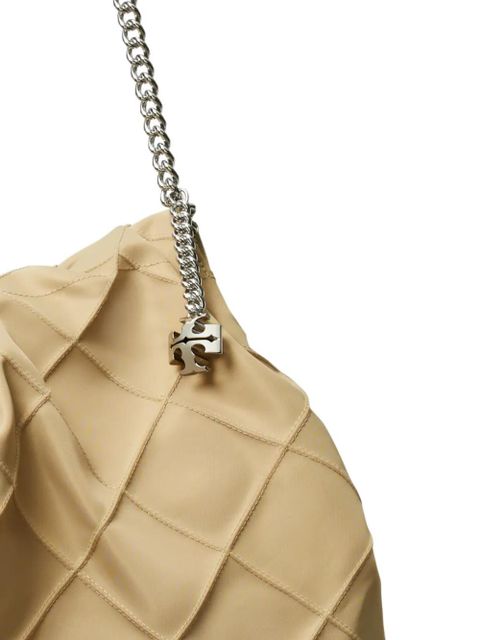 Tory Burch Fleming Nylon Hobo bag - Neutrals