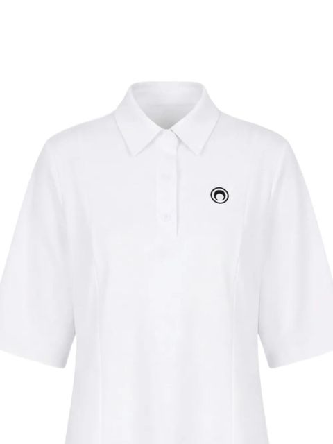 Marine Serre moon logo polo dress - White - zdjęcie produktu nr 2