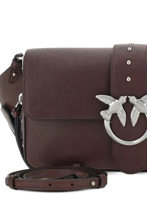 PINKO Classic Love crossbody bag - Brown