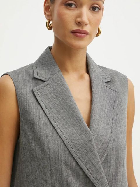 MAX&Co. marynarka kolor szary dwurzędowa 2516151012200