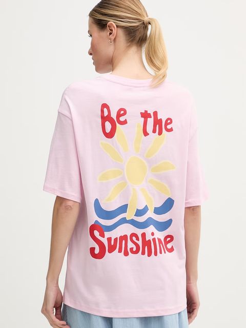 United Colors of Benetton T-shirt damski bawełniany - zdjęcie produktu nr 1