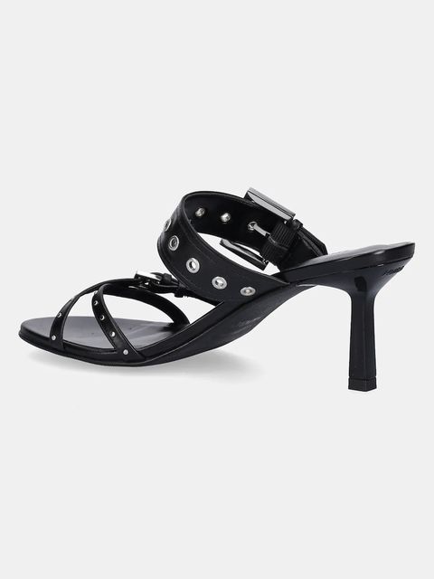 HUGO klapki skórzane Katniss