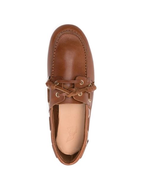 Ancient Greek Sandals Pliaria lace-up loafers - Brown
