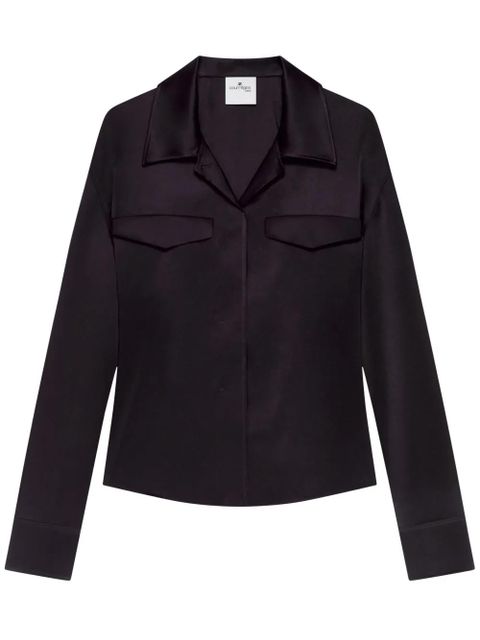 Courrèges satin shirt - Black - zdjęcie produktu nr 1
