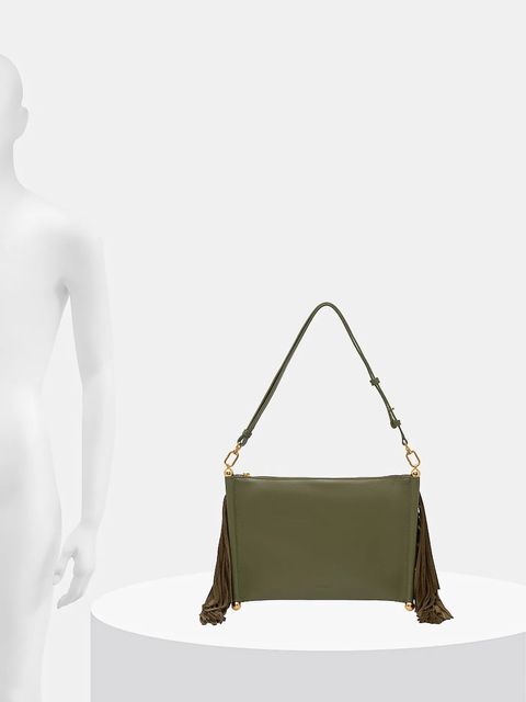 Furla torebka skórzana Sfera Soft mini kolor zielony WE00836 BX4332 4554S