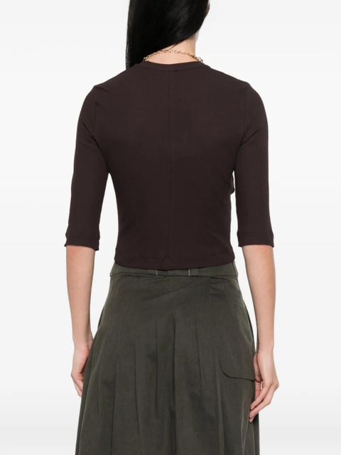 PINKO logo-detail T-shirt set - Brown