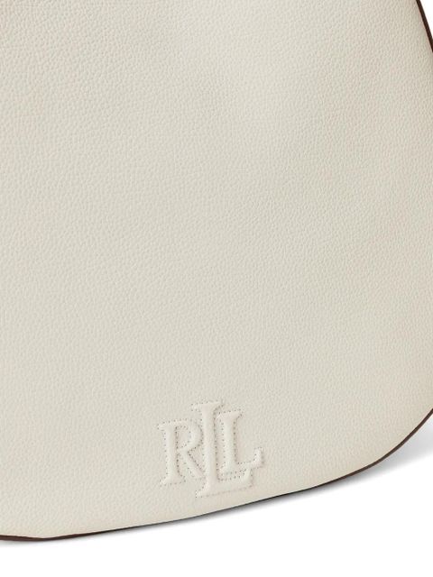 Lauren Ralph Lauren embossed-logo shoulder bag - Neutrals