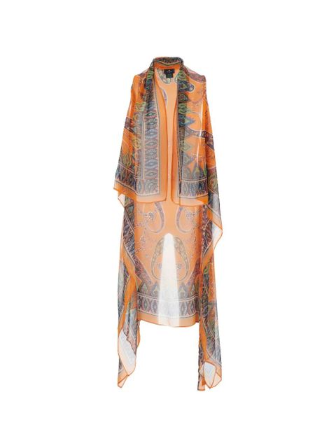 ETRO paisley poncho - Orange - zdjęcie produktu nr 1