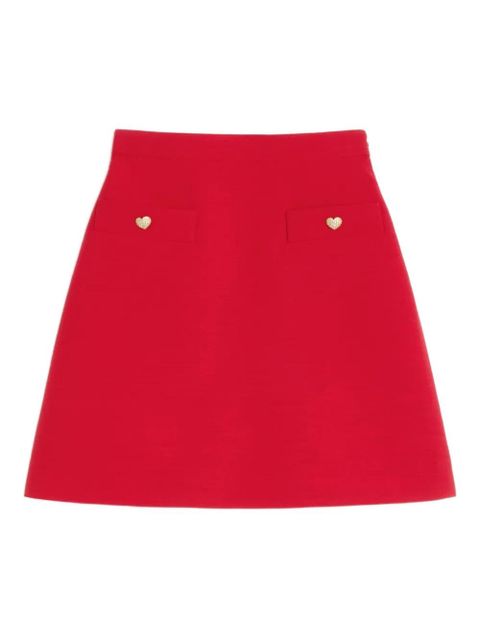 Valentino Garavani Crepe Couture mini skirt - Red - zdjęcie produktu nr 1