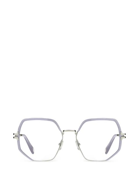 Marc Jacobs Eyewear geometric-frame glasses - Purple - zdjęcie produktu nr 1