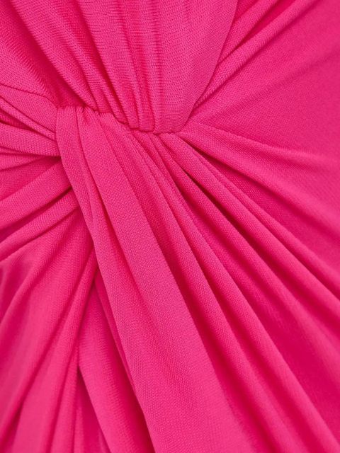 PINKO knot asymmetric maxi dress