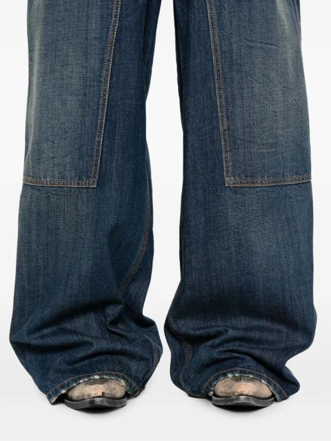 Maison Margiela panelled trousers - Blue